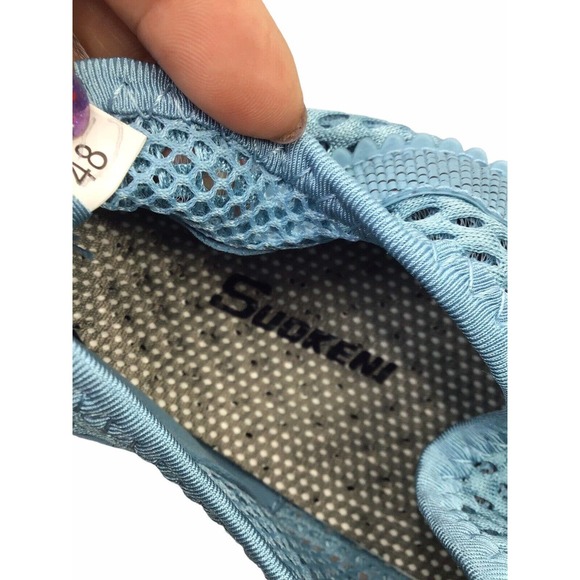 Soukeni Blue Quick Drying Mesh Slip On Sneaker Water Shoes Size 14 Men - Picture 6 of 15